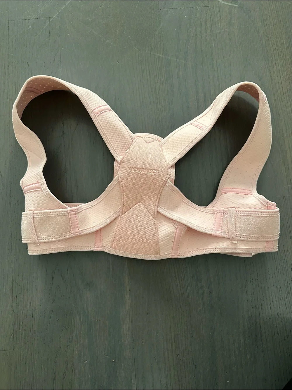 Never Used Vicorrect Pink Posture Corrector Back Brace Adjustable S/M